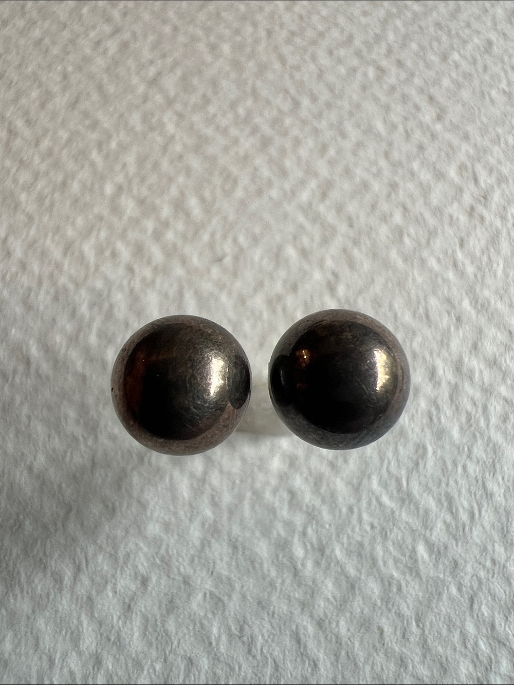 Classic Sterling Silver Ball Stud Earrings